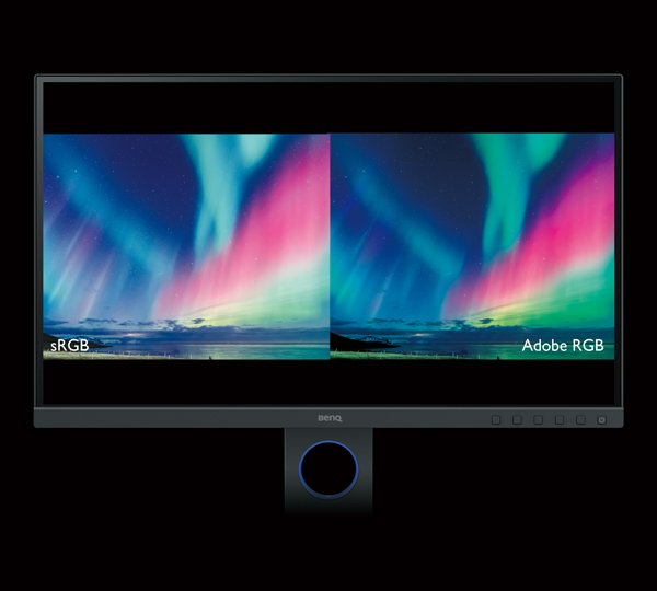 BenQ 4K IPS monitor SW271's GamutDuo enables you to view content simultaneously in different color spaces side-by-side for comparison.