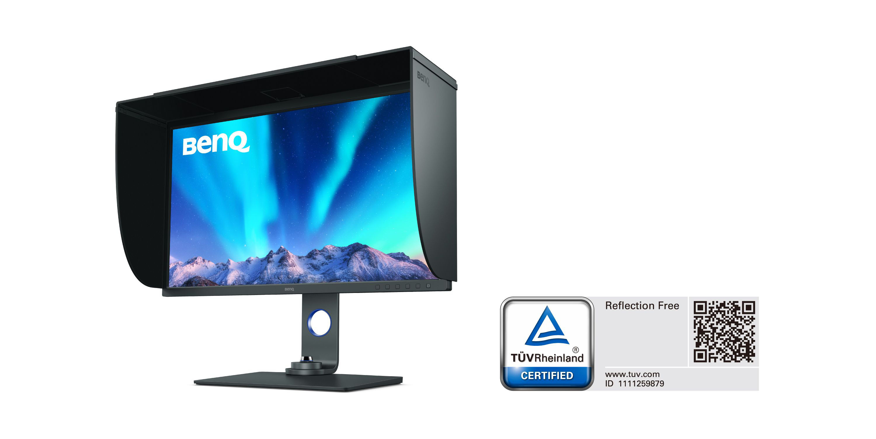 BenQ Presseinformation: BenQ PhotoVue SW321C erhält als erster Monitor weltweit die Anti-Reflexions-Zertifizierung des TÜV Rheinland