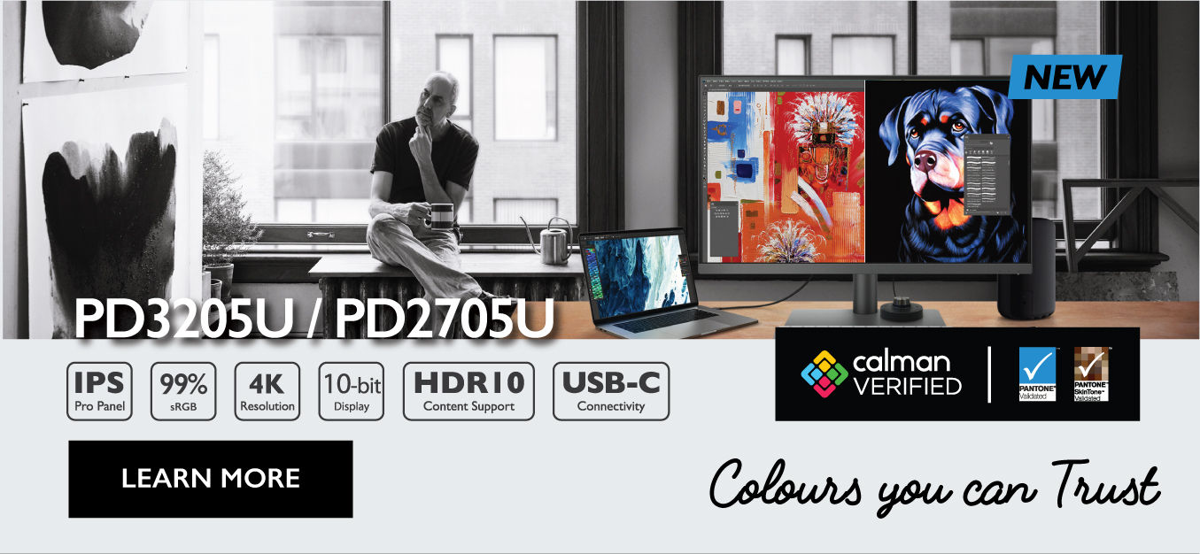 NEW BenQ Australia World's First Pantone SkinTone Validated Displays PD2705U and PD3205U