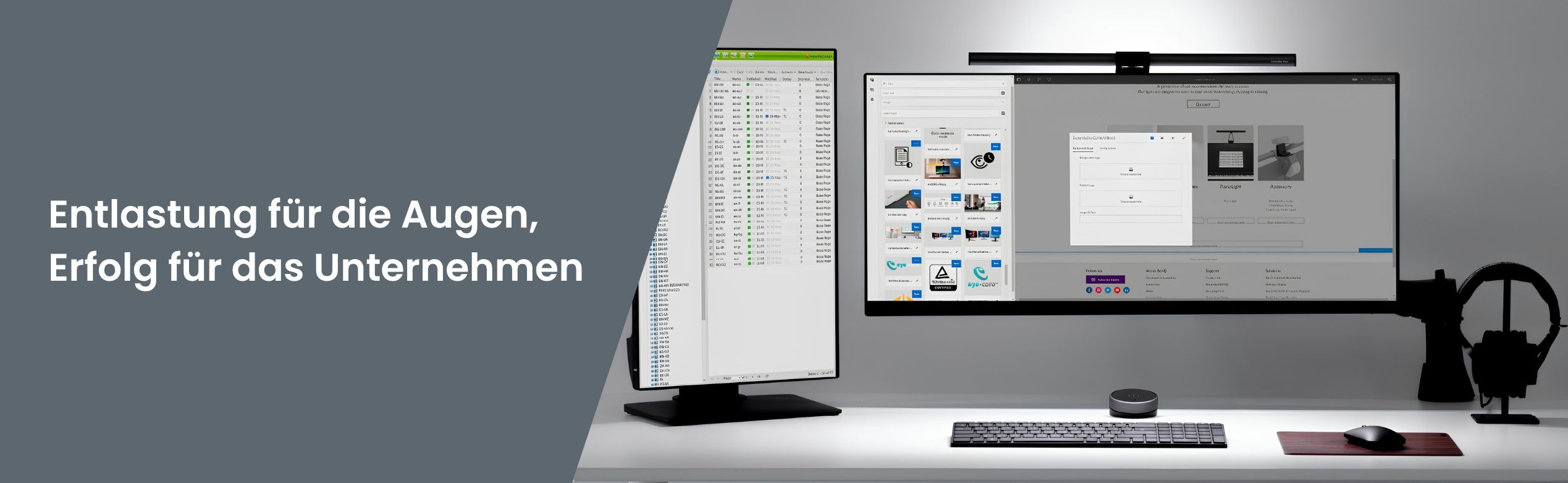 Arbeitsplatzbeleuchtung mit der BenQ ScreenBar