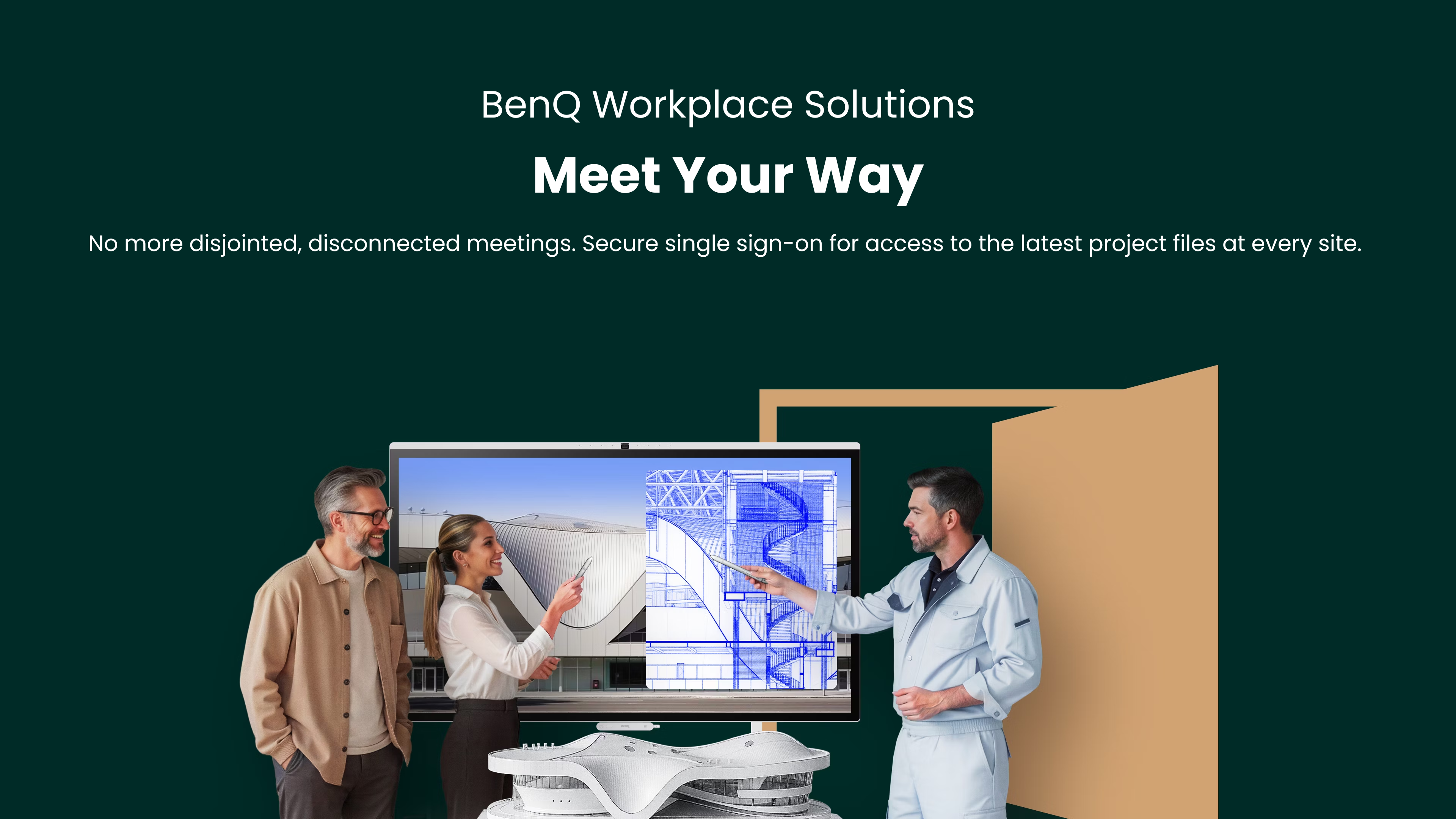Revolutionizing Collaboration with <br>BenQ's Smart  Workplace Solutions