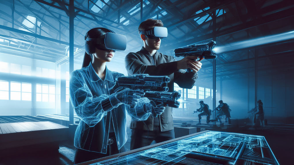 virtual reality gaming scenario