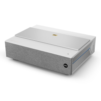 BenQ Proiector inteligent home cinema Laser 4K cu distanţă ultra-scurtă de proiecţie cu 98% din gama DCI-P3, HDR-PRO, Android TV | V7000i alb 