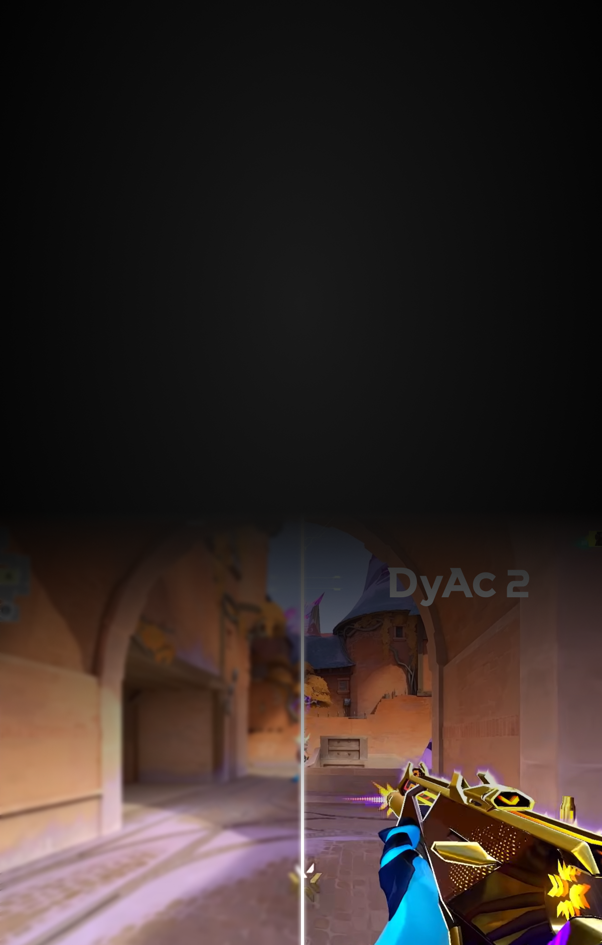 ZOWIE DyAc2 technology provides the best motion clarity for VALORANT