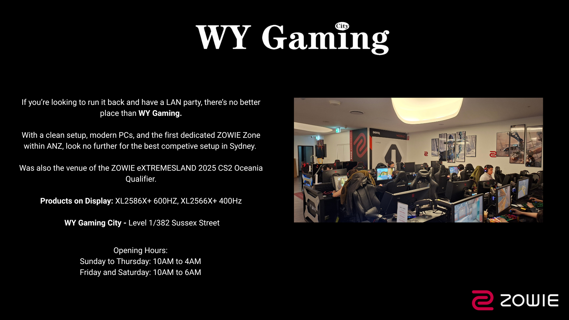 ZOWIE Where To Experience Page - 4