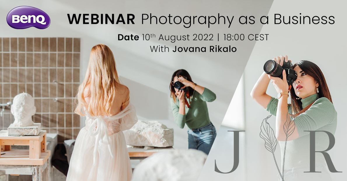 Webinar with Jovana Rikalo August 10 2022 - Photography as a Business