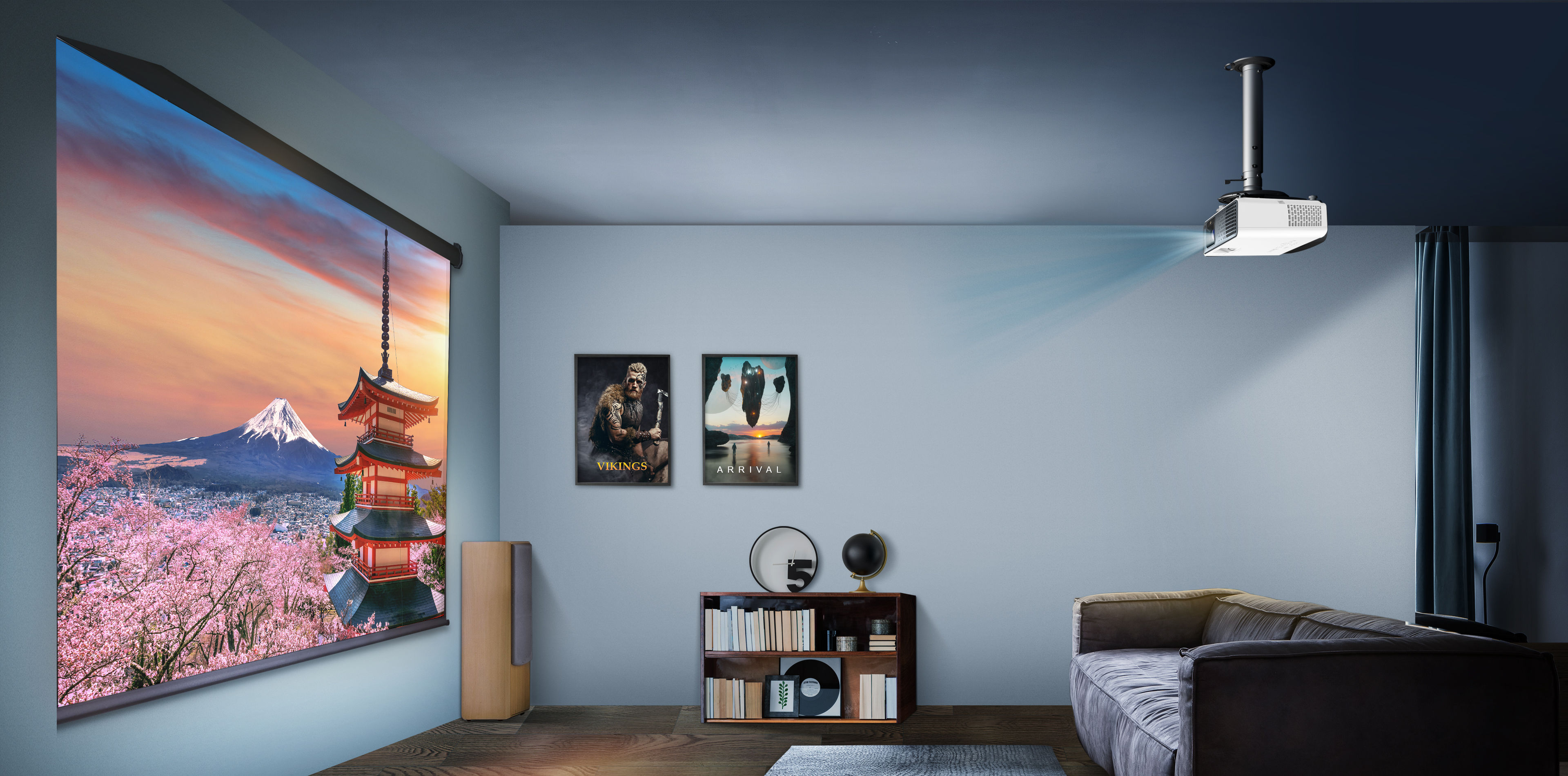 BenQ TK710 4K 3200lm Laser Casual Gaming Projector with 16ms low input lag