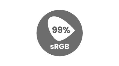 BenQ GW2490 comes with wide color space of 99% sRGB