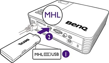 Connect to MHL