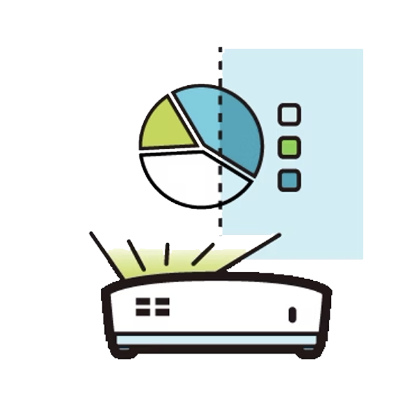因應牆面顏色，調整對應畫面
