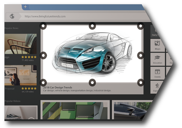 Layar interaktif digital DuoBoard BenQ dengan fitur tangkapan layar yang mudah