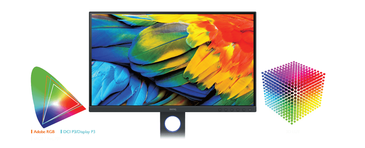 Monitor para fotógrafos PhotoVue de 27 pulgadas con Adobe RGB 4K SW271C