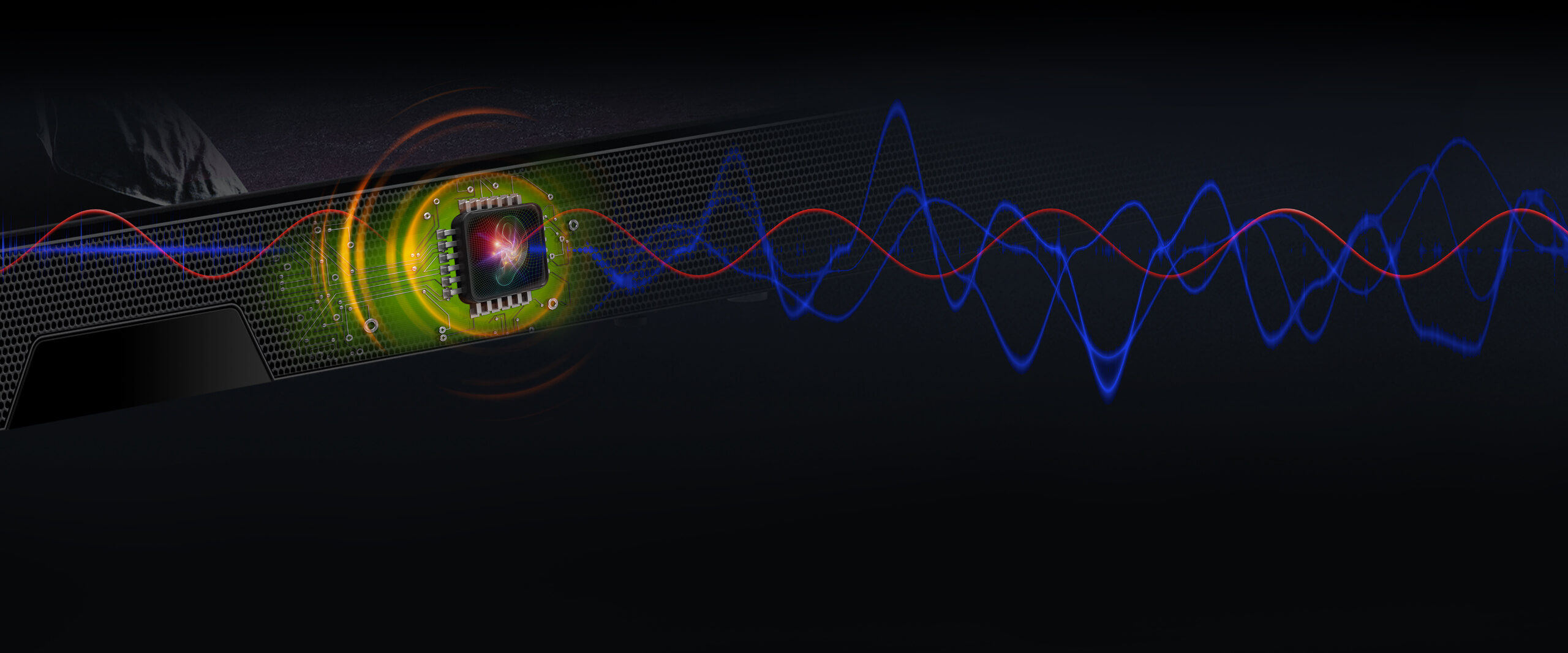 the ai mic chip of ex2710u intelligently filters ambient noises such as the clatter of a keyboard