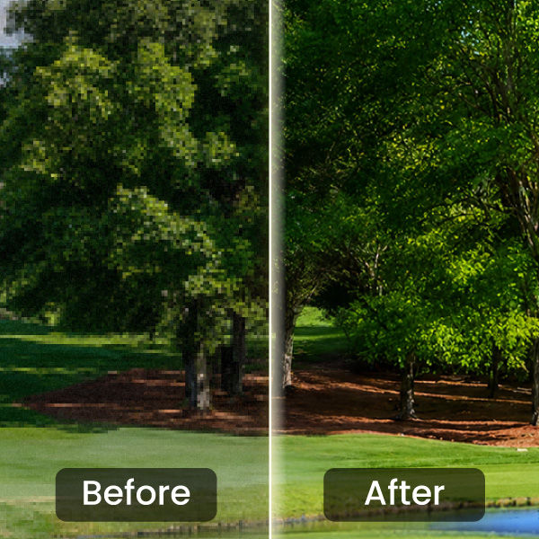 BenQ AK900ST AI Noise Reduction eliminating artefacts and shimmering for crisp, smooth golf simulator visuals