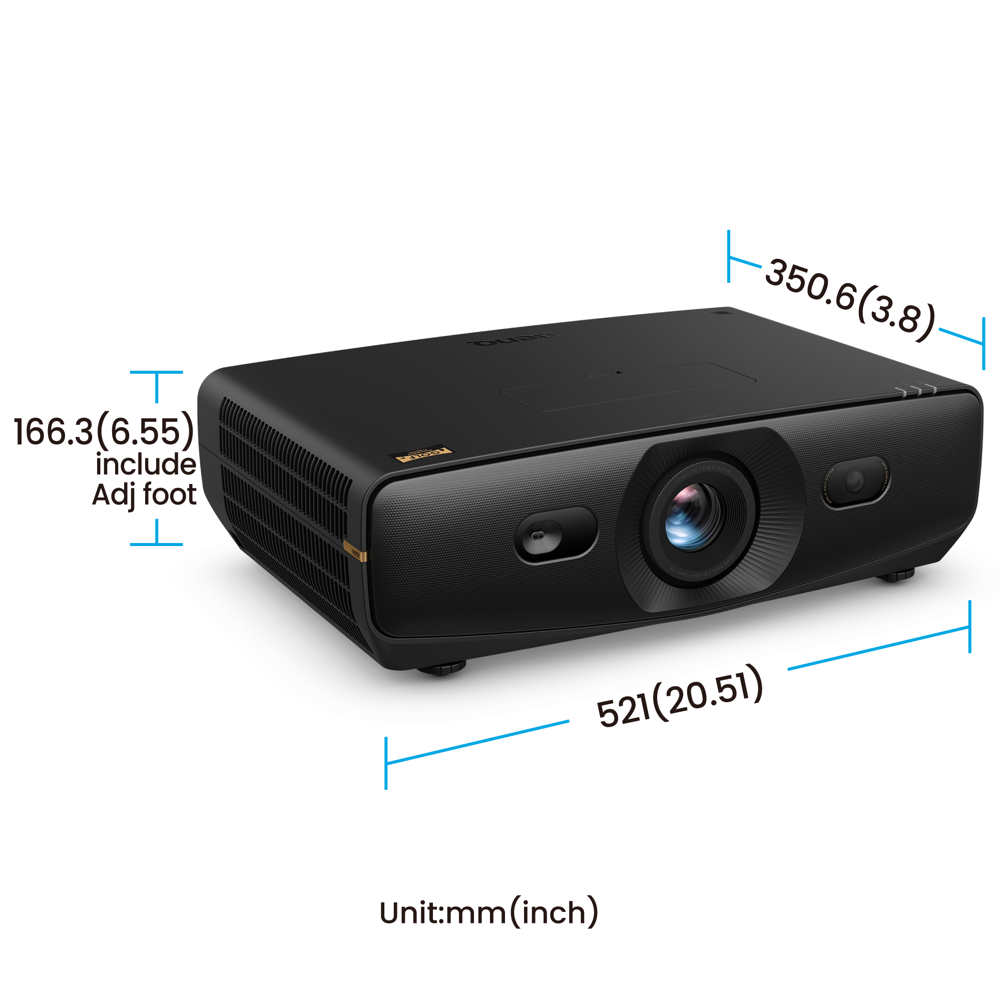 AK900ST | 6000lm 4K Short Throw Laser Golf Projector