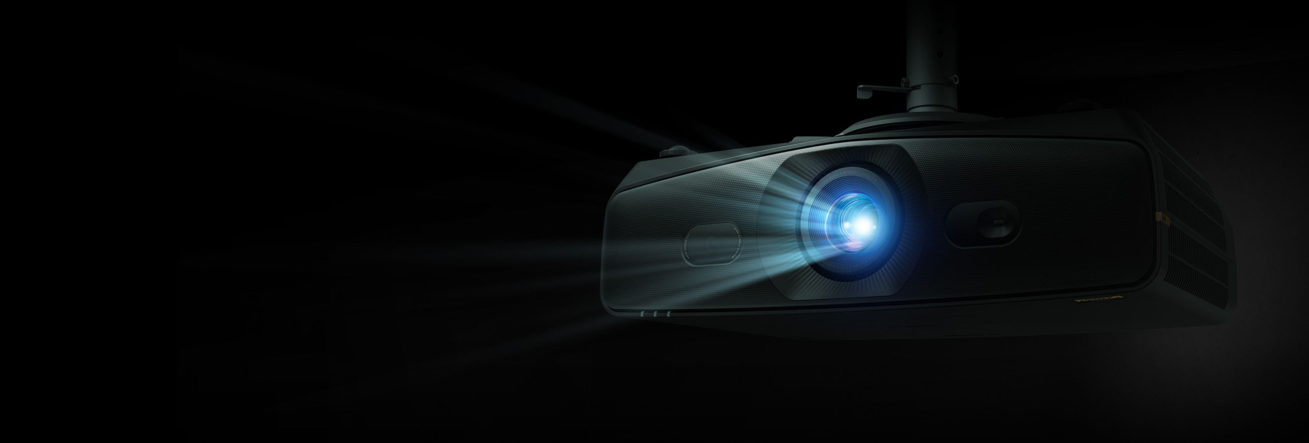 BenQ AK900ST 6000 lumens displays a razor-sharp image in a bright room with natural sunlight
