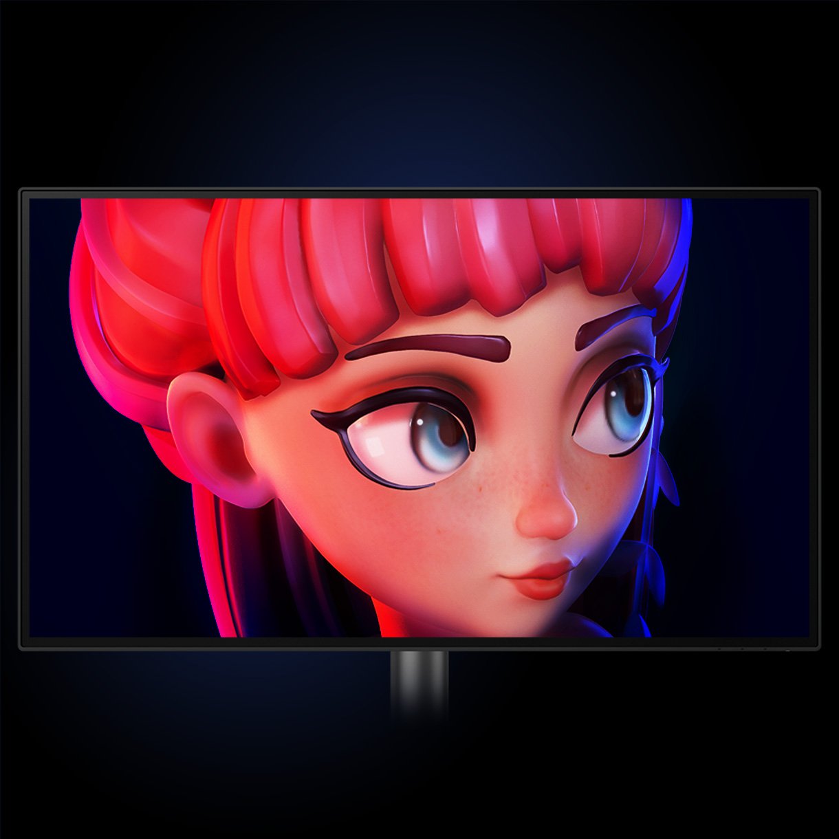 BenQ DesignVue Monitors Animation Mode Enhances the clarity of dark areas without overexposing bright regions.