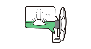 The most crucial protection: Anti-dust accumulation sensor