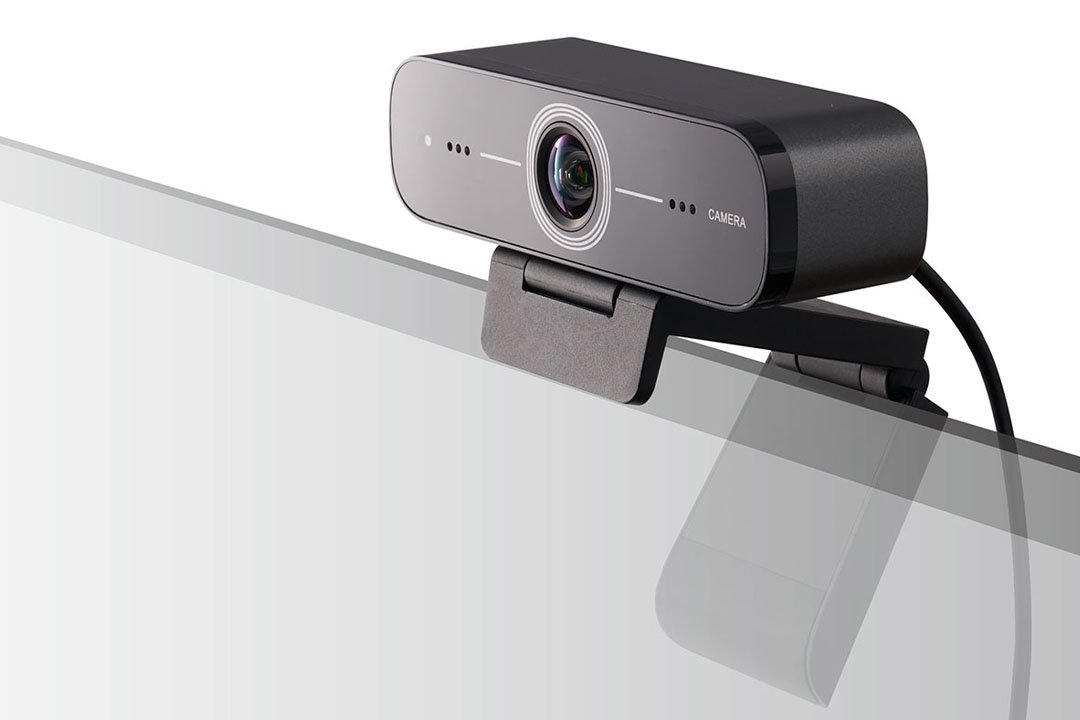 DVY21 webcam features flexible mounting .