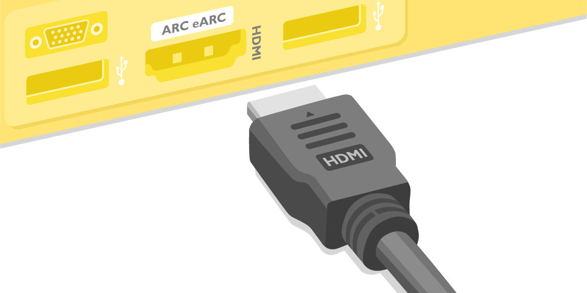 ARC eARC HDMI-Anschluss