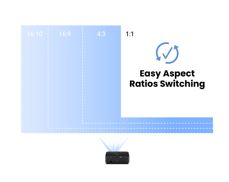 Easy 1:1 Aspect Ratio Switching