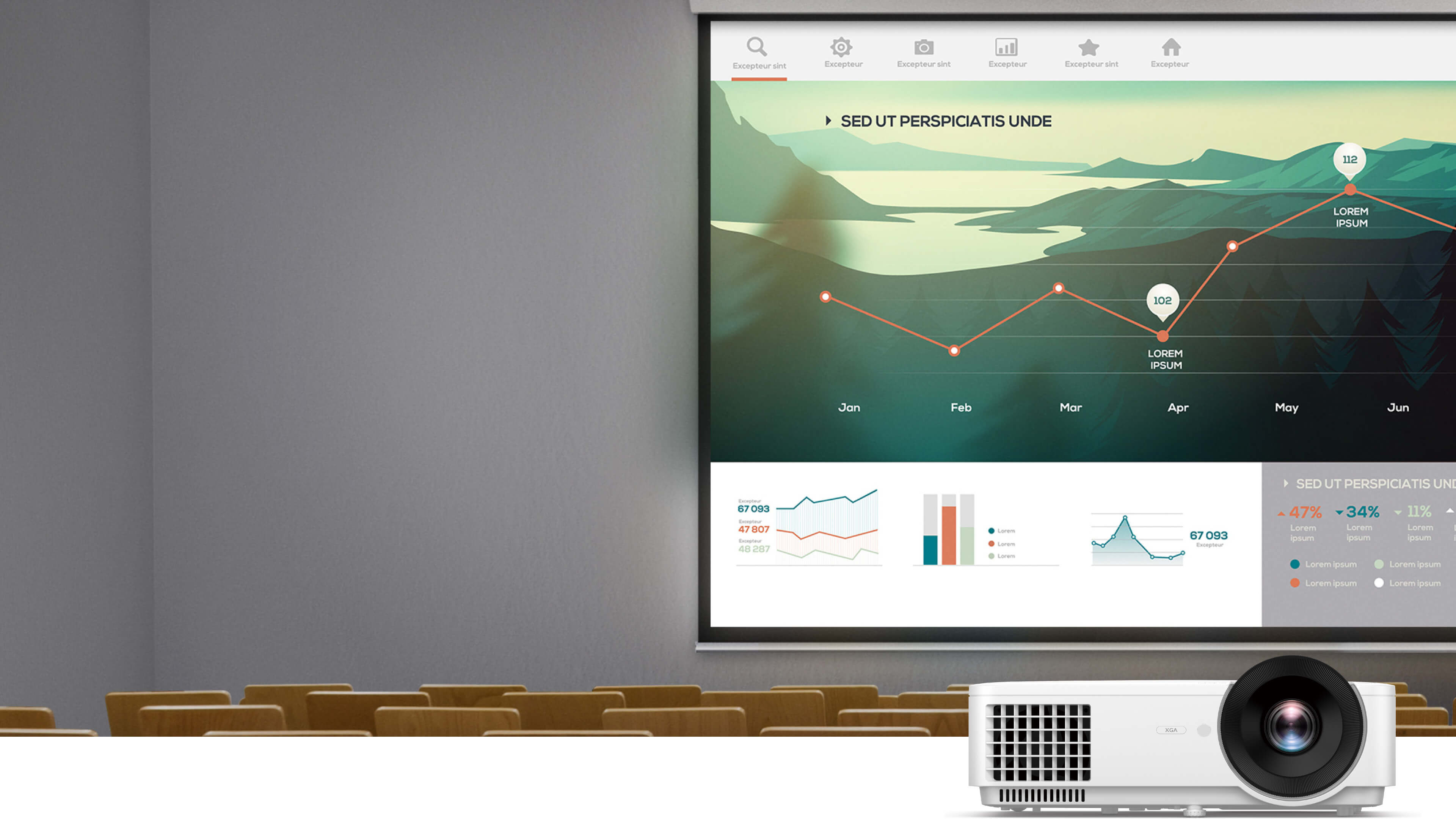 BenQ Higher Education Projectors with attention-grabbing laser picture performance