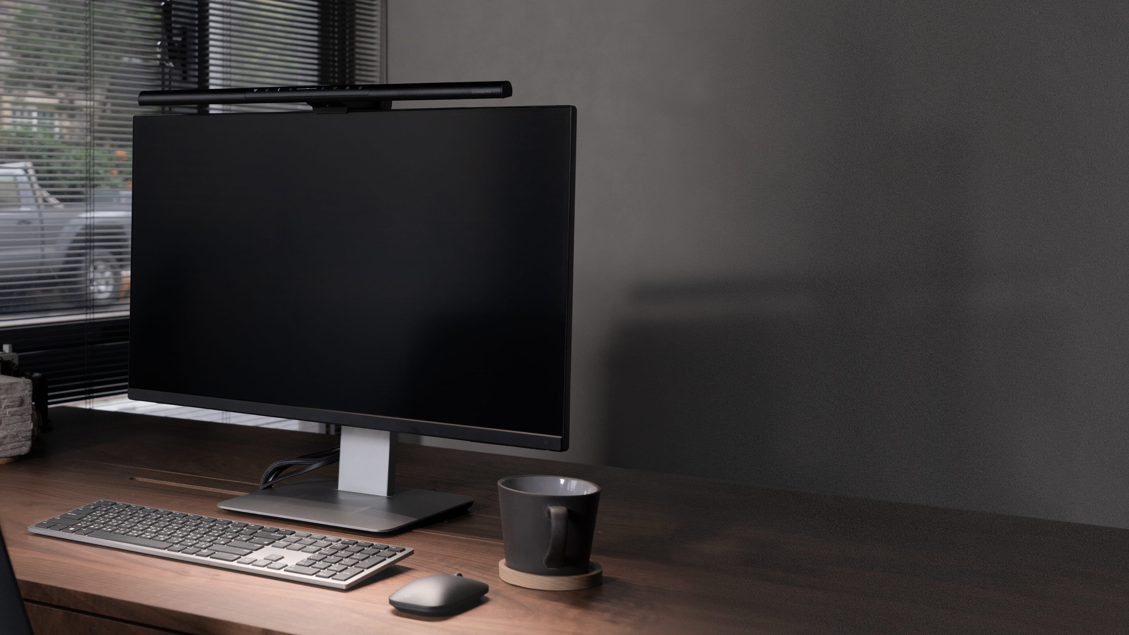 BenQ ScreenBar Pro CR21_C black and gray screen smart BenQ ScreenBar Pro CR21_C black and gray screen smart