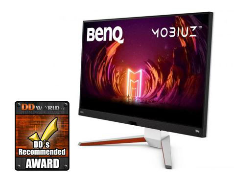 Monitor BenQ MOBIUZ EX3210U získal ocenění DD´s Recommended AWARD