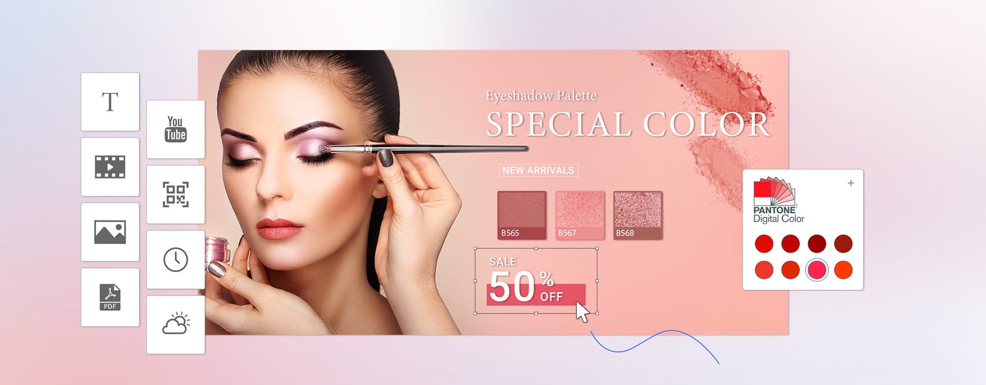 Streamlined delivery from design to display