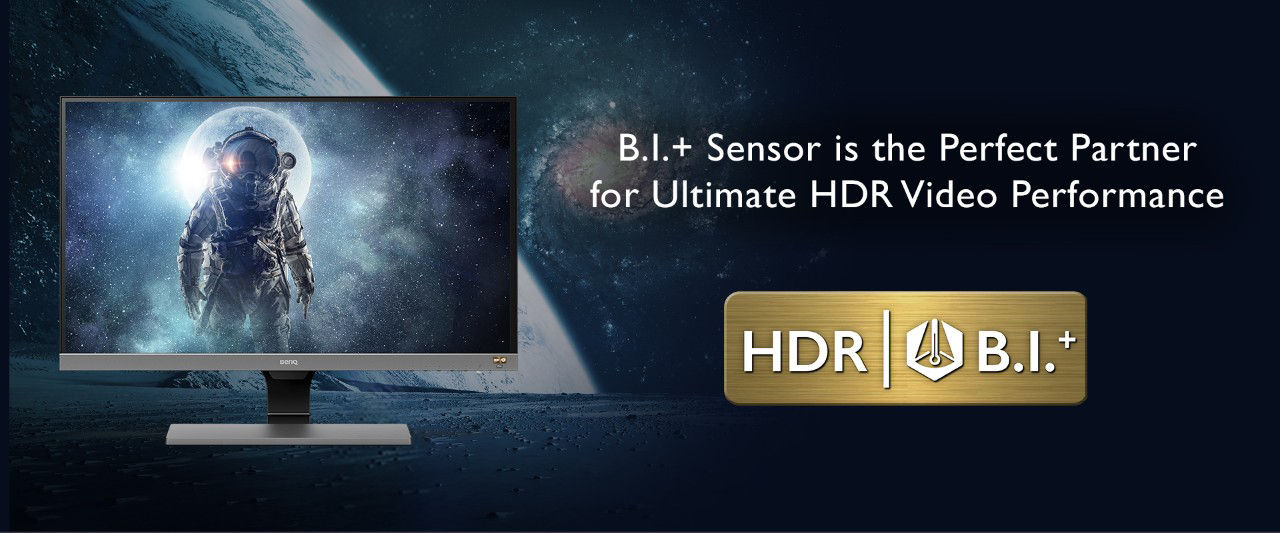 The monitor that comes with B.I.+ sensor is the perfect partner for ultimate HDR video performance.