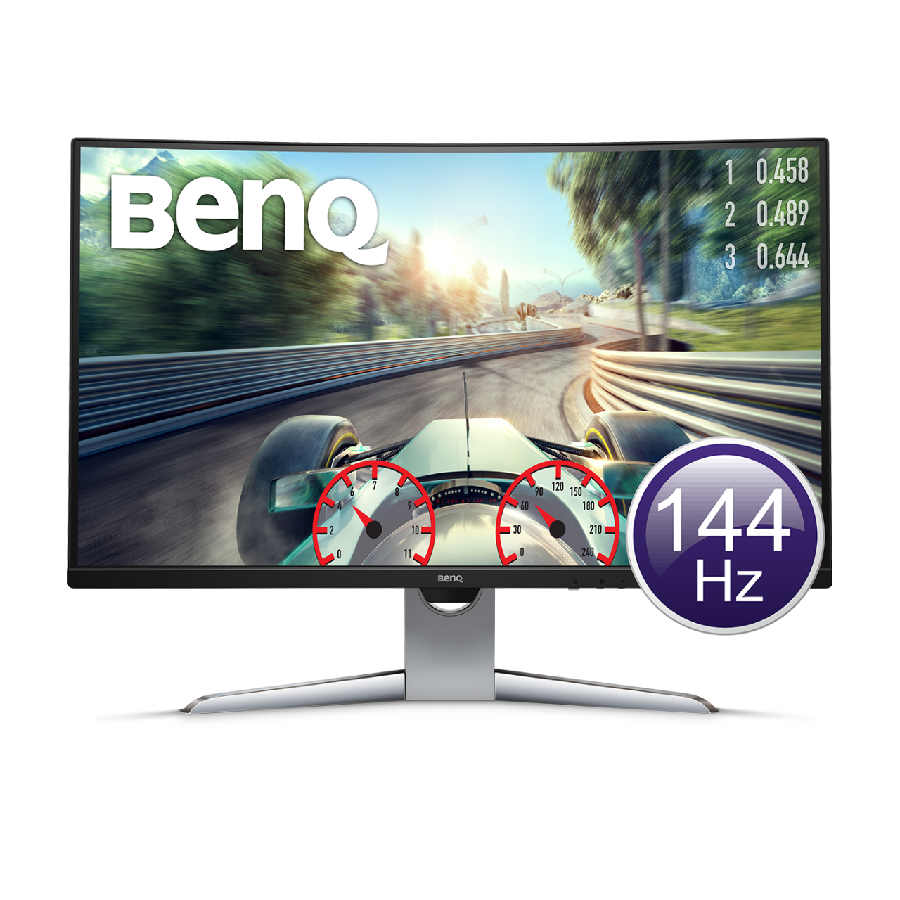 This is BenQ EX3203R HDR curved gaming monitor.