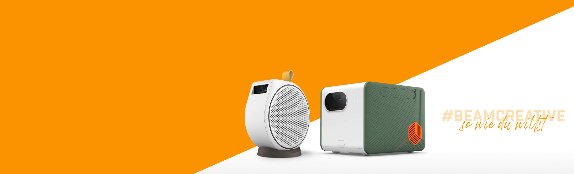 BenQ BeamCreative mit den portablen Mini Beamern