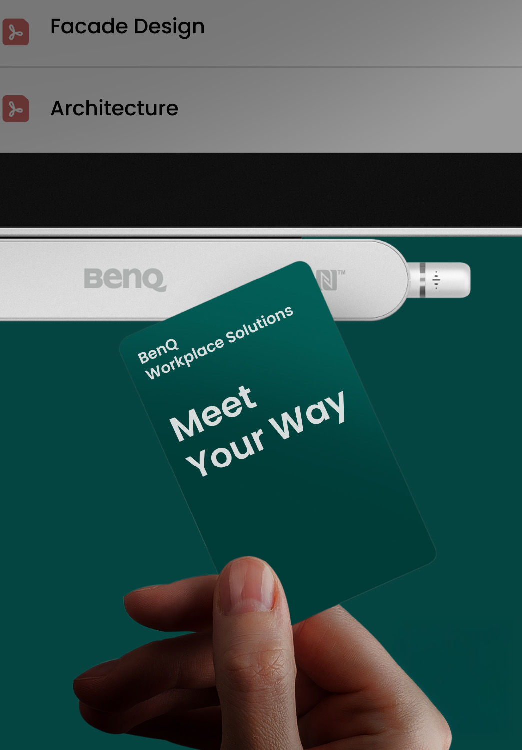 Log in BenQ Board to connect your cloud drives.