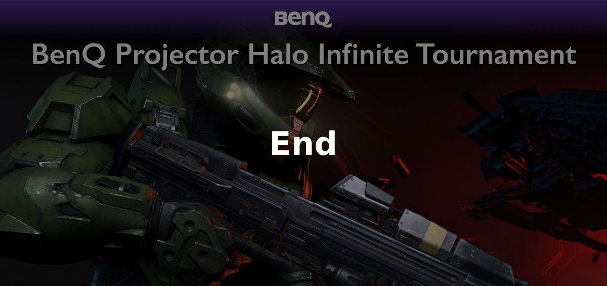 BenQ gaming projector Halo tournament