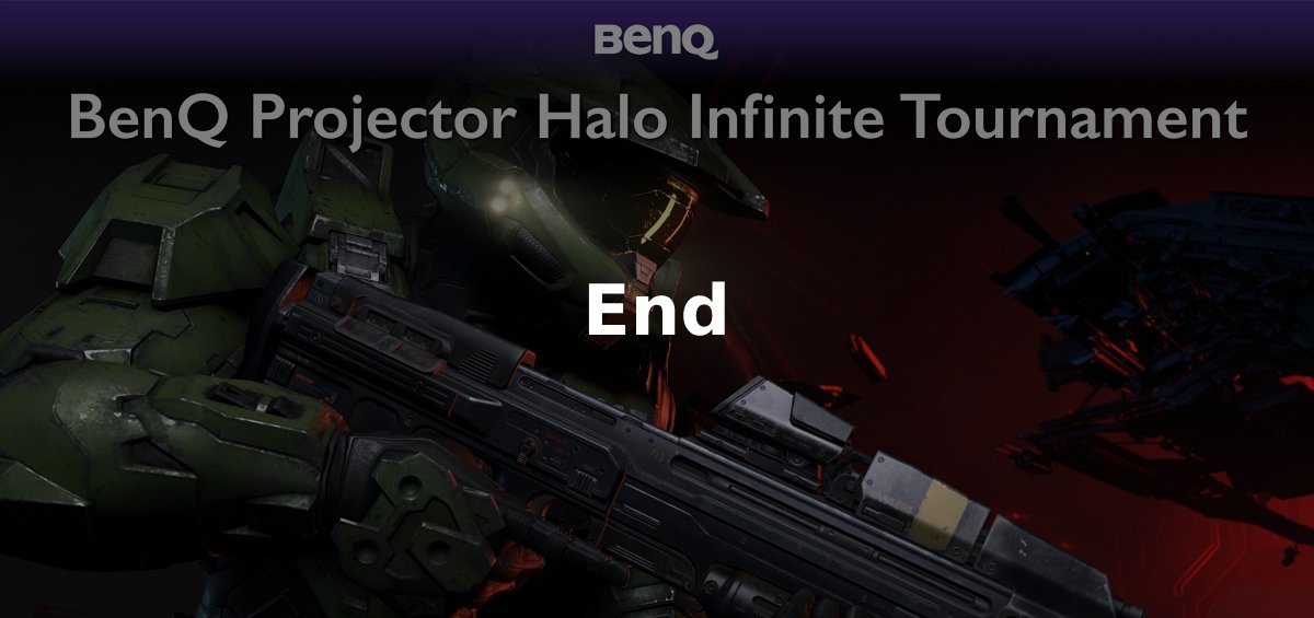 BenQ gaming projector Halo tournament