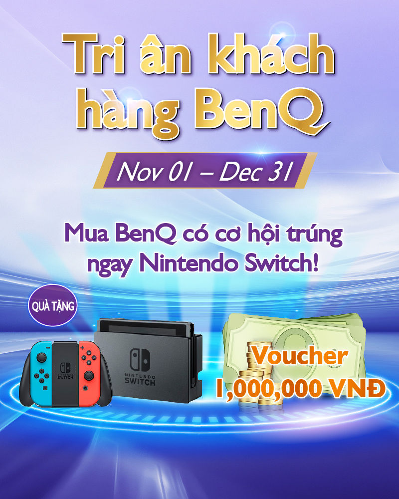 Mua BenQ trúng Nintendo Switch