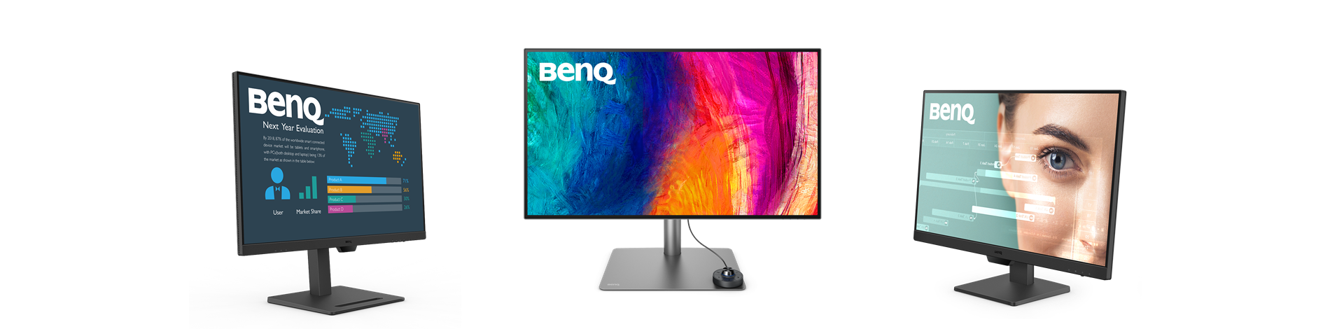 range of monitors for business to match your professional needs, usb c, daisy chain
