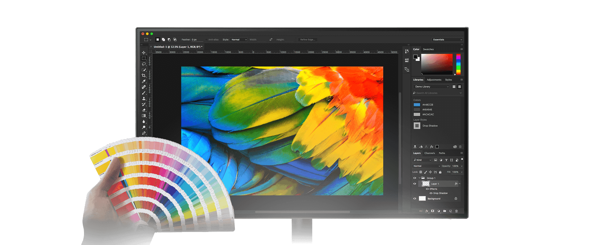 Ein Designer muss sich auf eine professionelle Farbverbindlichkeit des Monitors verlassen können. Der PD2720U liefert die Verlässlichkeit mit überzeugendem Colormanagement.