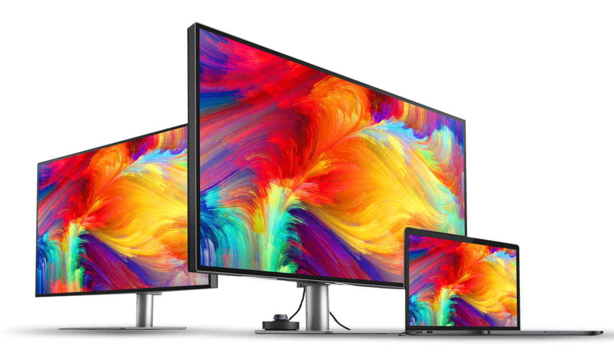 Durch die zwei USB-C Anschlüsse unterstützt der PD2720U eine Thunderbolt 3 Verbindung die es Designern erlaubt bis zu zwei 4K-Monitore zu betreiben.