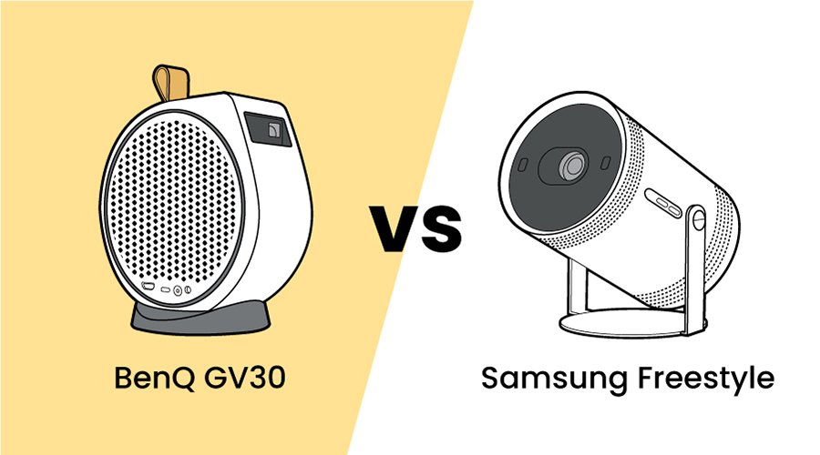 BenQ Gv30 vs. Samsung Freestyle