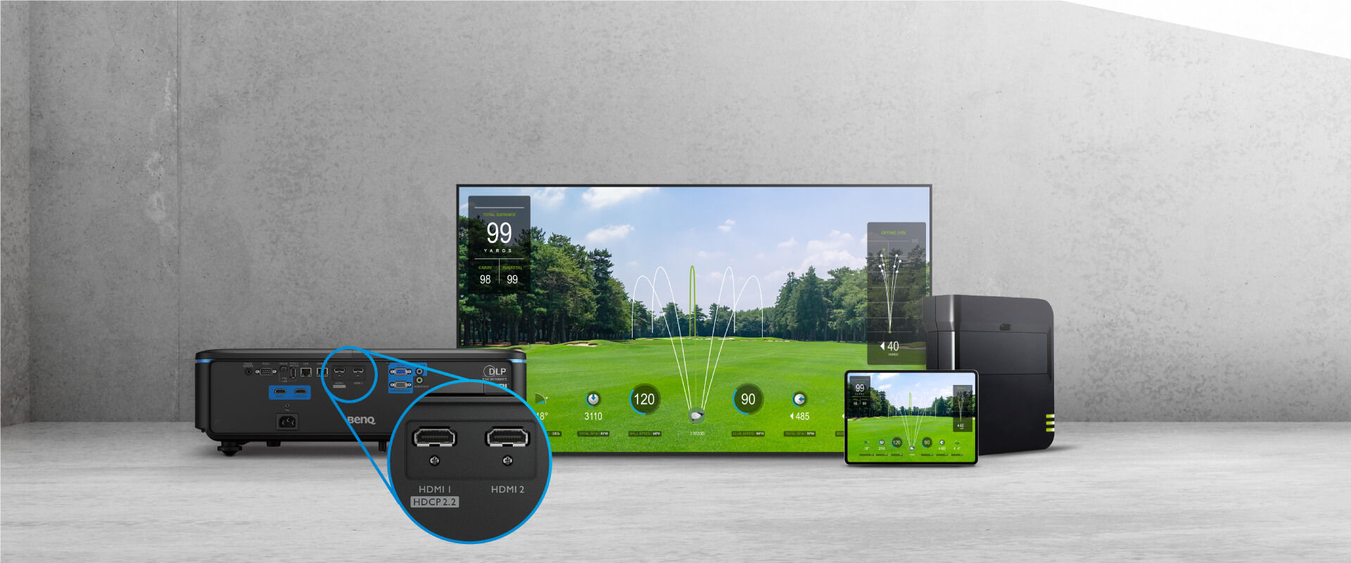 BenQ Installation Projectors with HDMI 2.0 for Compatibility with Other 4K Devices