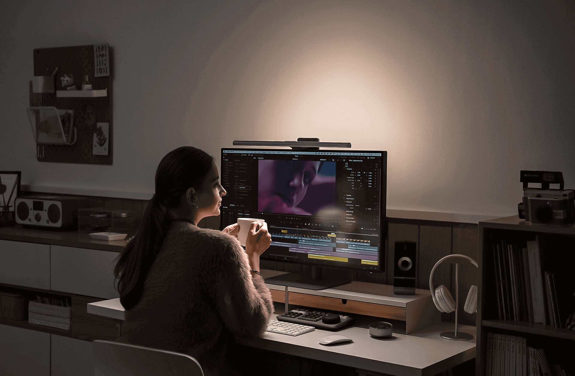 BenQ ScreenBar Halo 2 – Vollflächige Ausleuchtung für maximalen