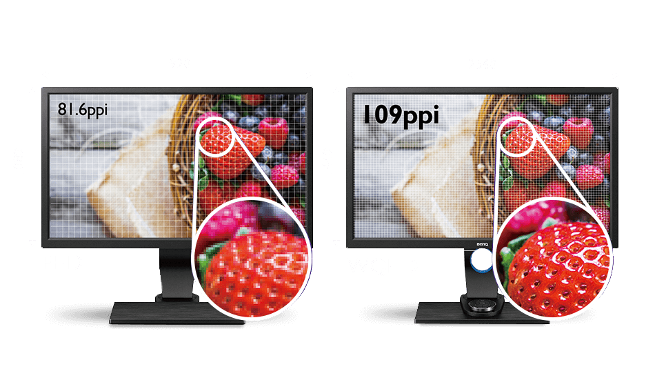 2K-QHD-Auflösung für klare Detaildarstellung und visuell intensive Arbeiten.