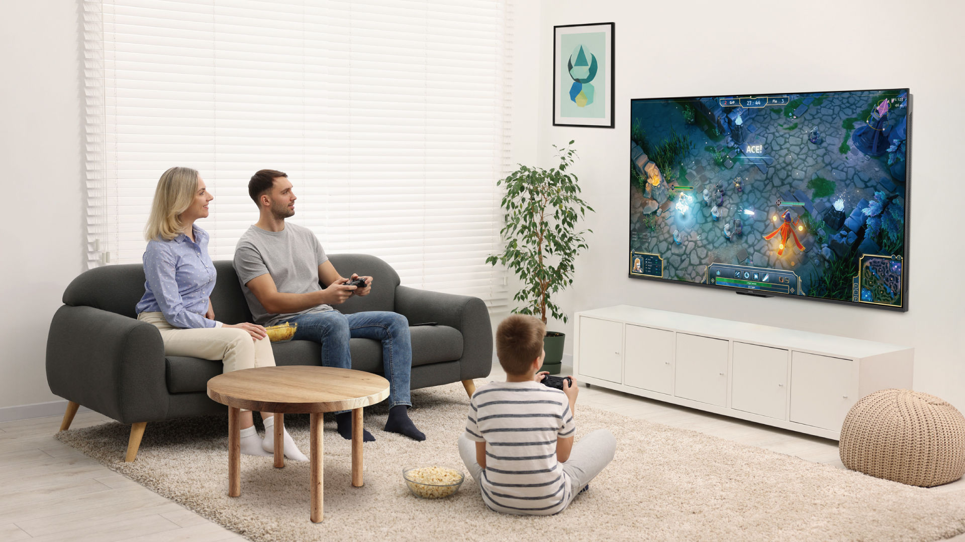 如畫框般融入空間