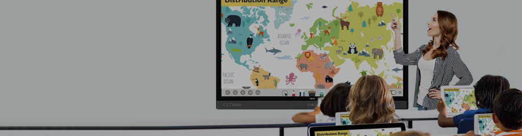 Lösungen für alle Räumlichkeiten Bildungsinstitute von heute haben sich längst zu interaktiven Lernzentren entwickelt und immer mehr Lehrer, Dozenten und Ausbilder erkennen die Notwendigkeit, interaktive Displays in das moderne Lernumfeld zu integrieren.
