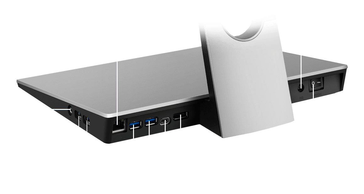 Die Docking-Station bietet neben USB-C noch vier USB 3.1, einen Kopfhörer, Ethernet und einen DisplayPort-Anschluss. Ausreichend Anschlüsse für jegliche Verwendung ist somit gesichert.