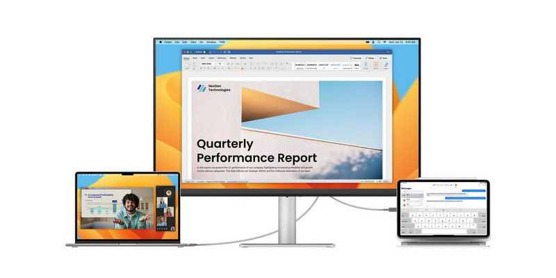 BenQ monitors come with USB-C or Thunderbolt connectivity with power delivery