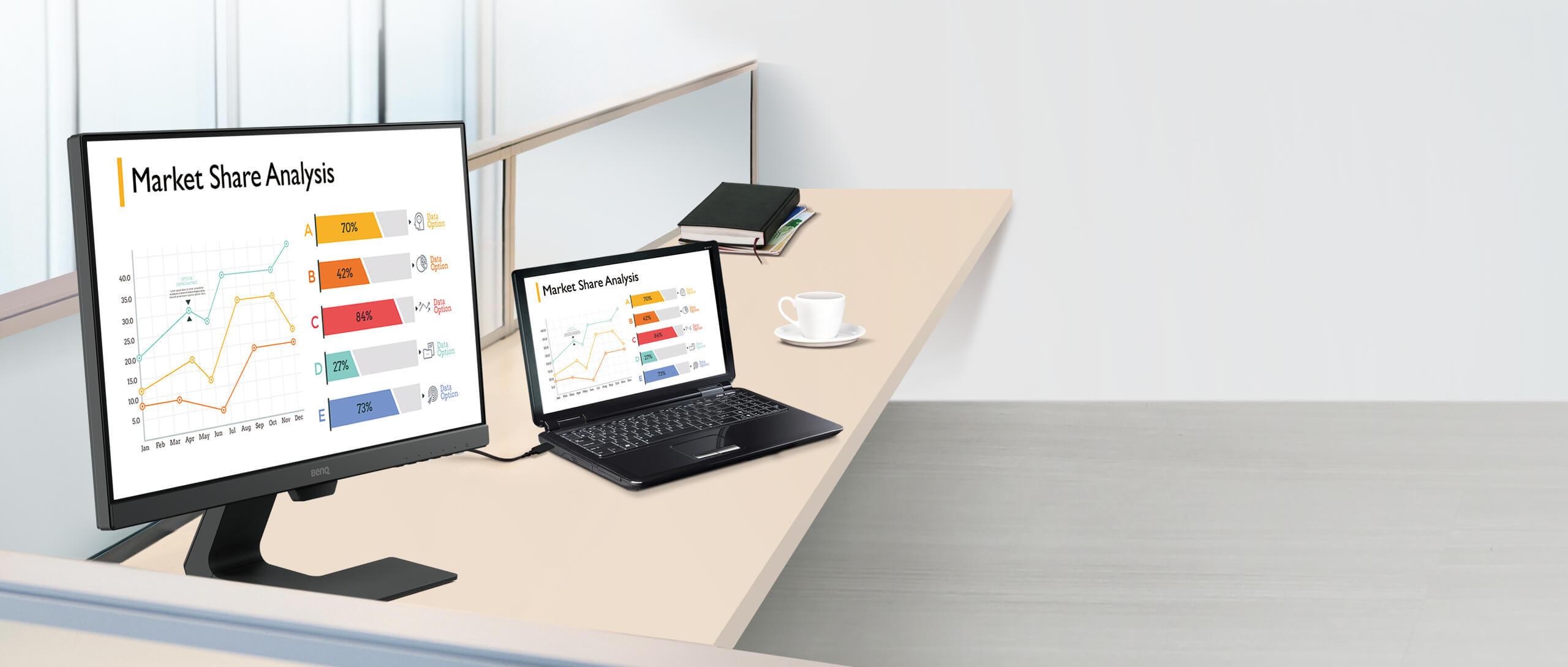 Business-Monitor der BenQ BL-Serie: Bildqualität der Extraklasse und ergonomisches Design für mehr Produktivität