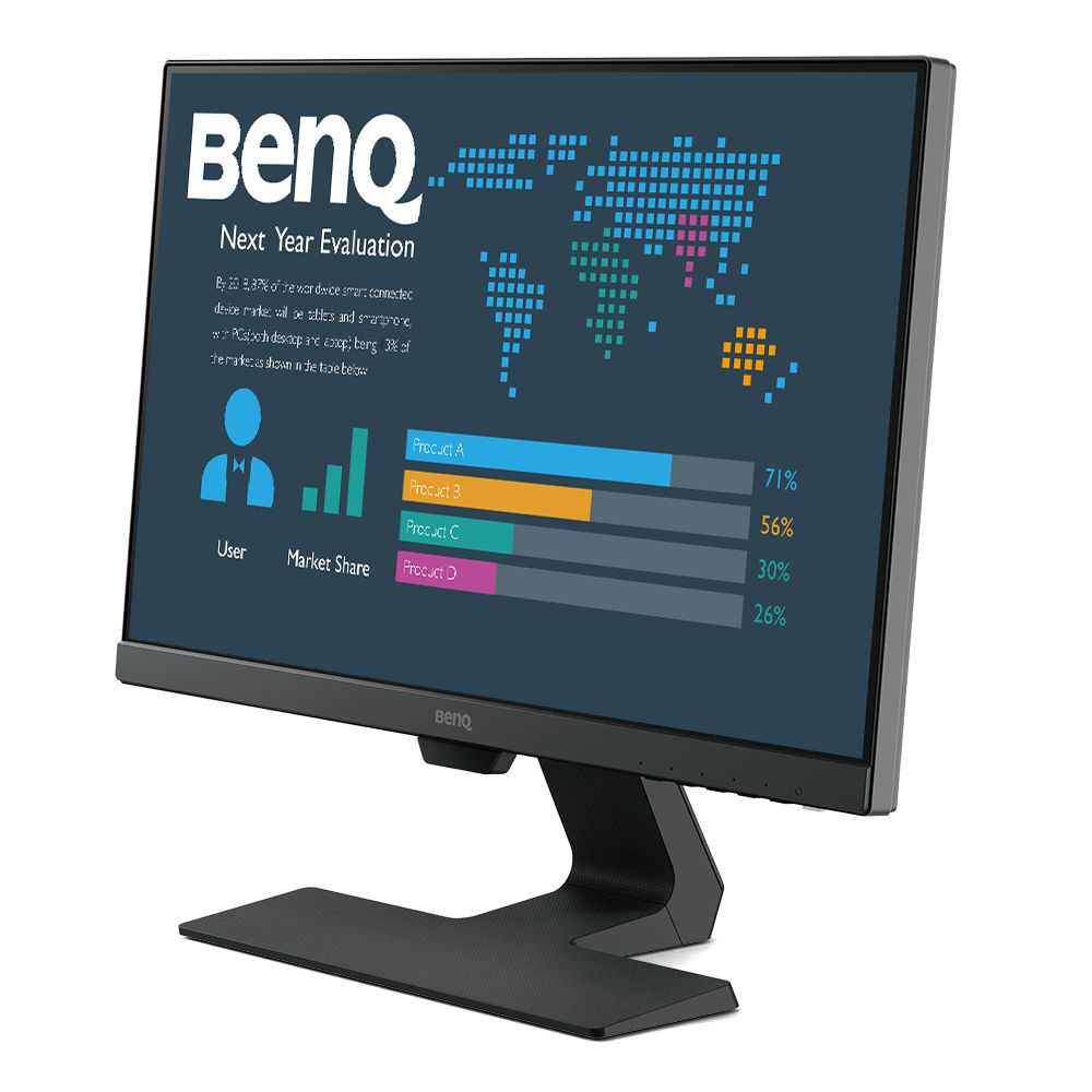 BenQ 24インチ モニター BL2483 bl2283-left45-4