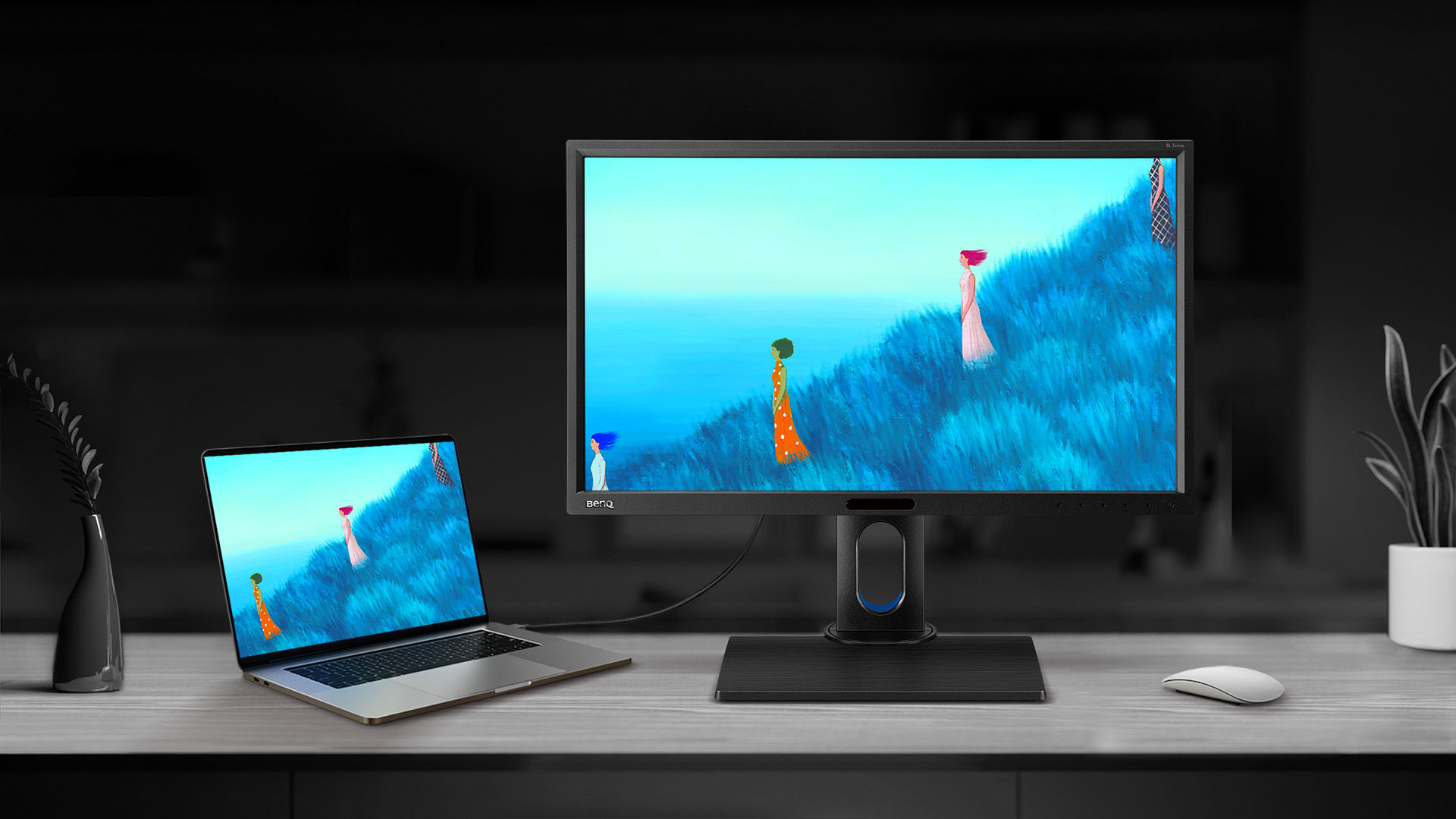 BenQ DesignVue Monitors fulfills your dream desk setups for unleashing creativity